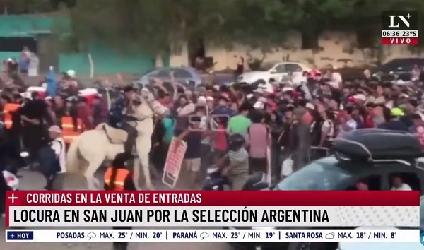 Locura y desborde en San Juan en la previa al clásico