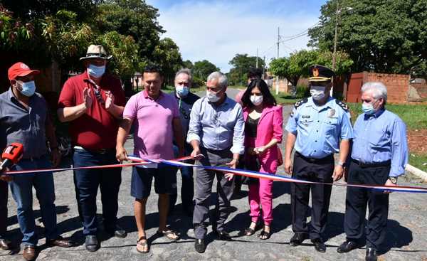 La gobernación habilitó calles empedradas en Hernandarias