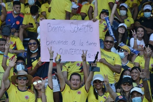 La llamativa bienvenida a Barros Schelotto en Barranquilla