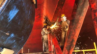 Astilleros están sobrecargados con reparaciones de embarcaciones
