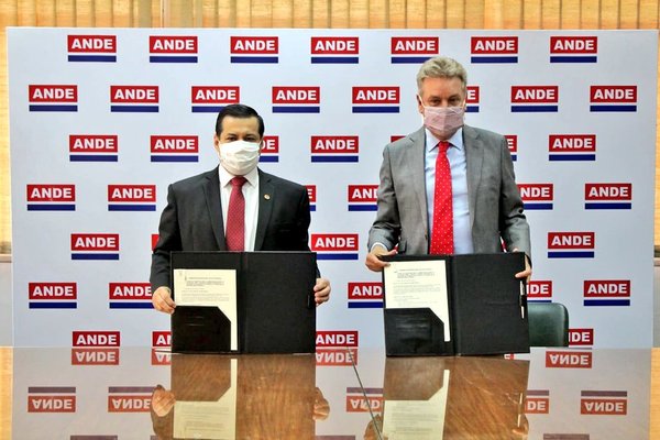 ANDE y empresa canadiense estudiarán condiciones para instalar una planta industrial de hidrógeno - .::Agencia IP::.