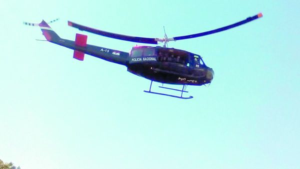 Policía patrullará con helicópteros en Central