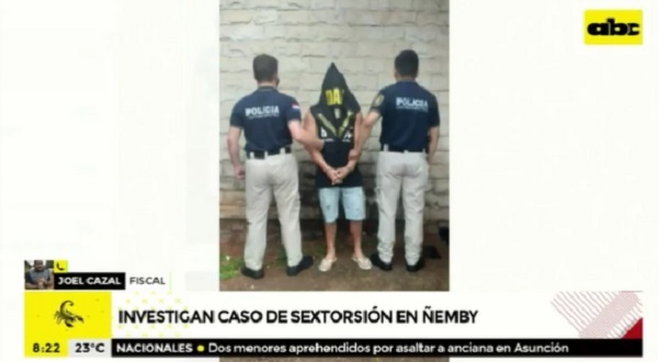 Investigan caso de sextorsión y detienen a “cómplice” en Ñemby