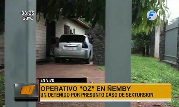 Detuvieron a un hombre por presunto caso de sextorsión en Ñemby | Telefuturo
