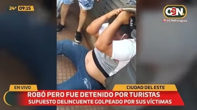 Víctima detiene a “descuidista” en Ciudad del Este