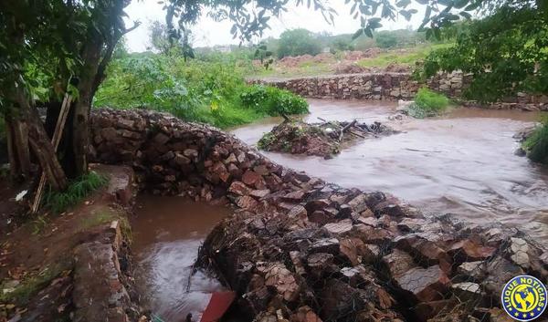 Temporal causó destrozos en Luque •