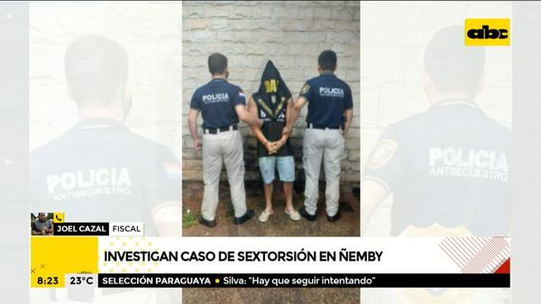 Un detenido por supuesto caso de sextorsión en Ñemby - A la gran 730 - ABC Color