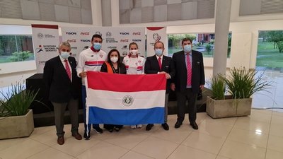 Los abanderados de Paraguay en los Panamericanos Junior de Cali 2021