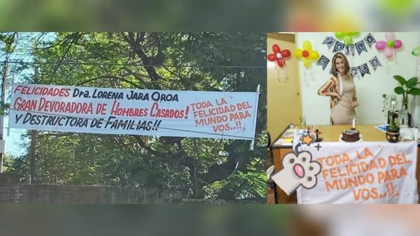Usó en su cumple el pasacalles de "robamaridos" que le dedicaron