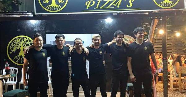 La Nación / Emprendedores LN: ronda de tereré entre amigos y la necesidad de generar ingresos dieron vida a Guapo’y Pizza’s
