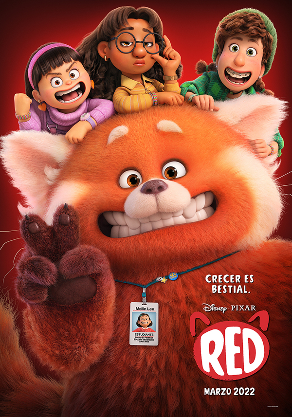 ¡Ya está disponible el tráiler y póster de Red, lo nuevo de Pixar!