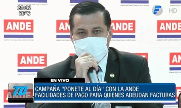 Lanzan campaña "Ponete al día" con la ANDE | Telefuturo