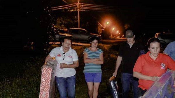 Las intensas lluvias afectaron a familias de San Ignacio