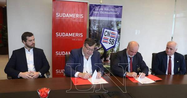 La Nación / Sudameris es ahora el banco oficial del Club Náutico San Bernardino
