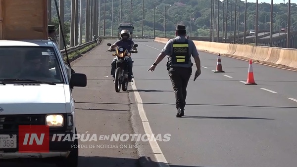 PATRULLA CAMINERA YA NO REALIZARÁ CONTROLES ALEATORIOS - Itapúa Noticias