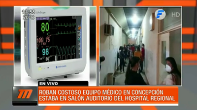 Roban costoso equipo en Hospital de Concepción