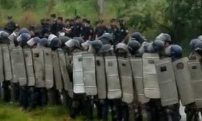 Aparatoso despliegue policial para desalojar a una comunidad indígena de Caaguazú - OviedoPress