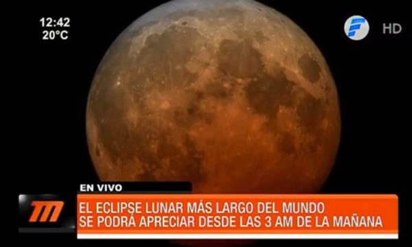 Paraguay podrá observar el eclipse parcial lunar más largo del siglo | Telefuturo