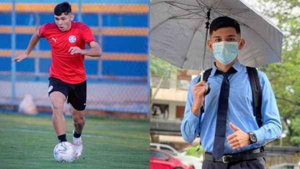 Fue convocado a la selección, entrenó con Libertad y culminó el bachillerato