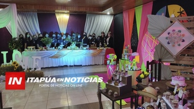 EGRESAN 15 MUJERES DEL CURSO INTENSIVO PARA DECORACIÓN DE EVENTOS EN FUNDACIÓN DIVINO NIÑO. - Itapúa Noticias