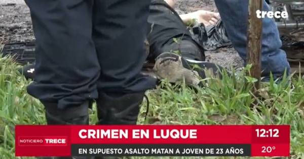 La Nación / Joven fue asesinado en intento de asalto mientras iba a su trabajo