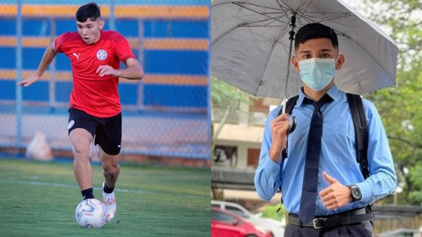 Fue convocado a la selección, entrenó con Libertad y culminó el bachillerato