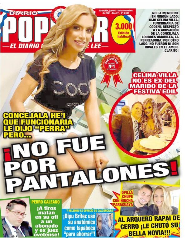 Sigue siendo tapa de diario el escándalo de la concejal Malou Amarilla y su marido Pedro González