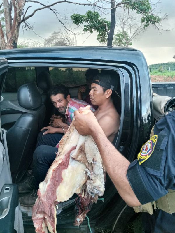 Detienen a cinco presuntos abigeos en Amambay - Nacionales - ABC Color