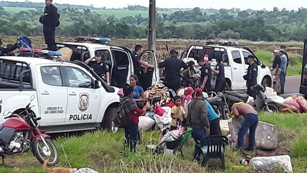 Desalojan a un total de 70 familias Mbya Guaraní en Caaguazú