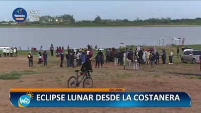 El eclipse lunar más largo del siglo desde la Costanera de Asunción - SNT