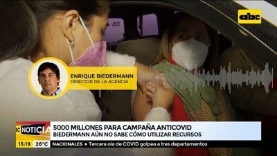 Millonaria campaña de vacunación: Biedermann aún no sabe cómo utilizar los recursos - ABC Noticias - ABC Color