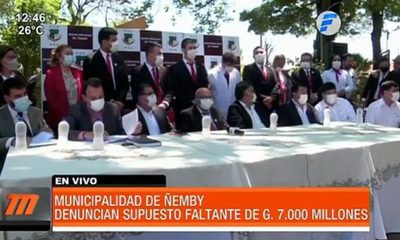 Denuncian millonario faltante en Comuna de Ñemby | Telefuturo