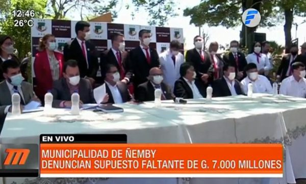 Denuncian millonario faltante en Comuna de Ñemby | Telefuturo