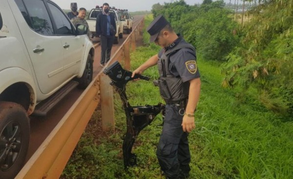 Detienen a un hombre y recuperan piezas de moto hurtada