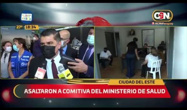 Asaltan a comitiva ministerial en Foz de Yguazú - La Clave