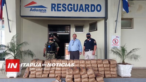 INCAUTAN MÁS DE 1.000 KG DE AZÚCAR EN ZONA PRIMARIA DEL PUENTE SAN ROQUE. - Itapúa Noticias