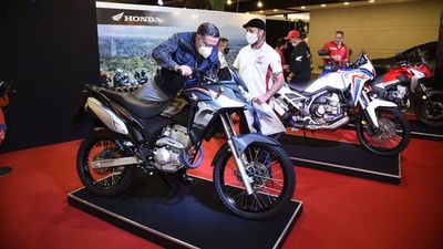 La prestigiosa marca Honda   brilla en la  Expo Motos 2021