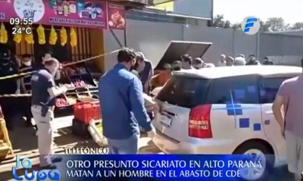 Sicarios matan a un hombre en Mercado de Abasta de CDE | Telefuturo
