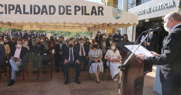 La Nación / Ministros de Corte inauguraron mejoras edilicias en sede de Pilar para avanzar acceso a la justicia
