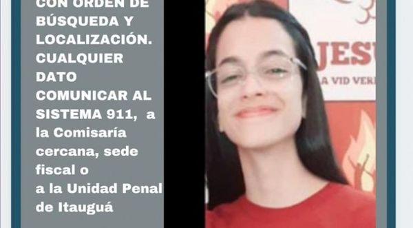 Buscan a adolescente desaparecida en Itauguá
