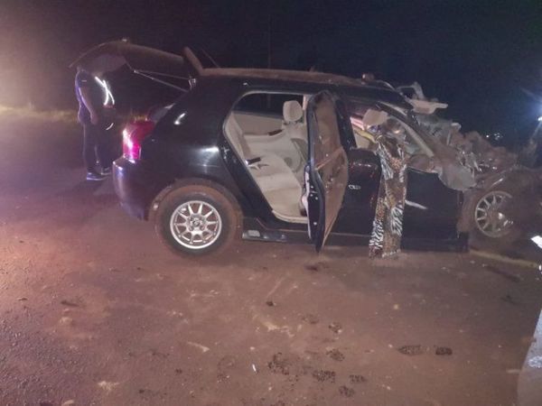 Choque de vehículos deja un muerto y varios heridos en Pedro Juan Caballero