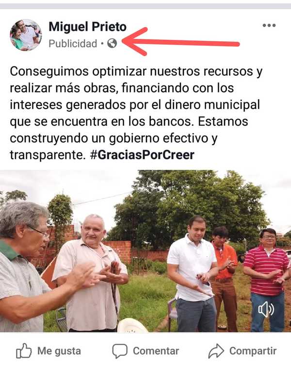 Miguel Prieto “PAGA” para promocionarse