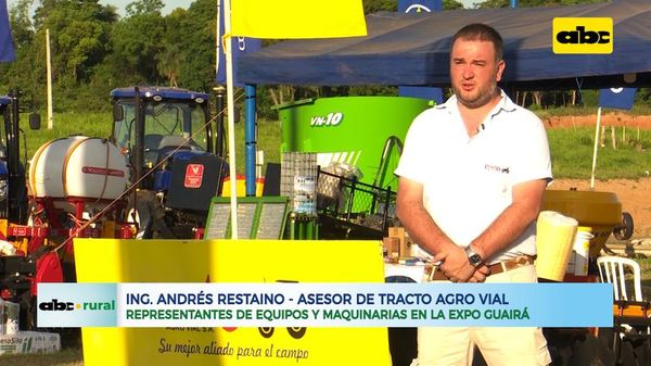 ABC RURAL: Representantes de equipos y maquinarias en Expo Guairá 2021 - ABC Rural - ABC Color