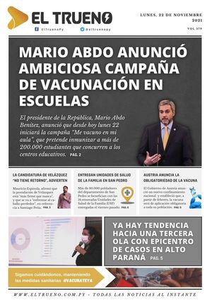 E-paper 22 de noviembre 2021 - El Trueno