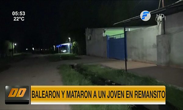 Balearon y mataron a un joven en Remansito | Telefuturo