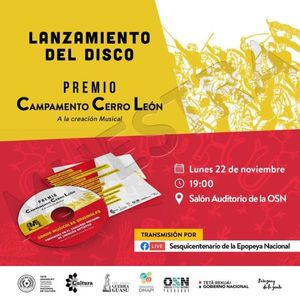 Lanzan este lunes el disco musical del premio Campamento Cerro León