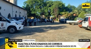 Roban más de G. 1.600 millones que IPS envió por Correo