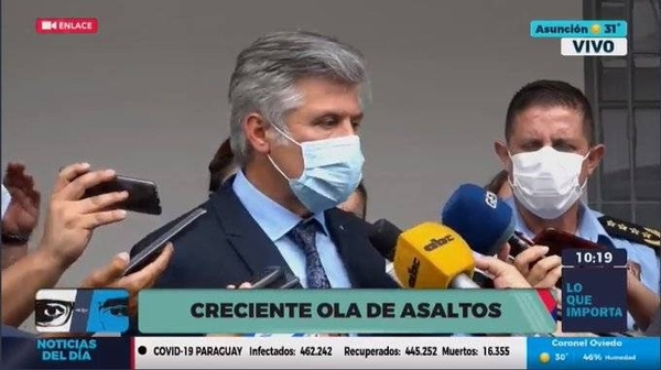 Diario HOY | Arnaldo Giuzzio, ministro del Interior, sobre ola de asaltos