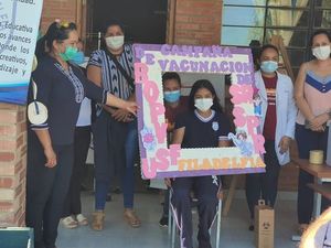 Inician jornadas de vacunación en escuelas del Chaco Central - Noticias del Chaco - ABC Color