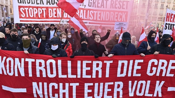 Austria entró en un nuevo confinamiento por coronavirus y hubo protestas - .::Agencia IP::.